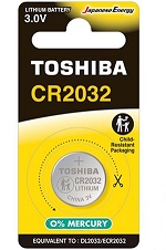 Pilha CR2032 3V Toshiba